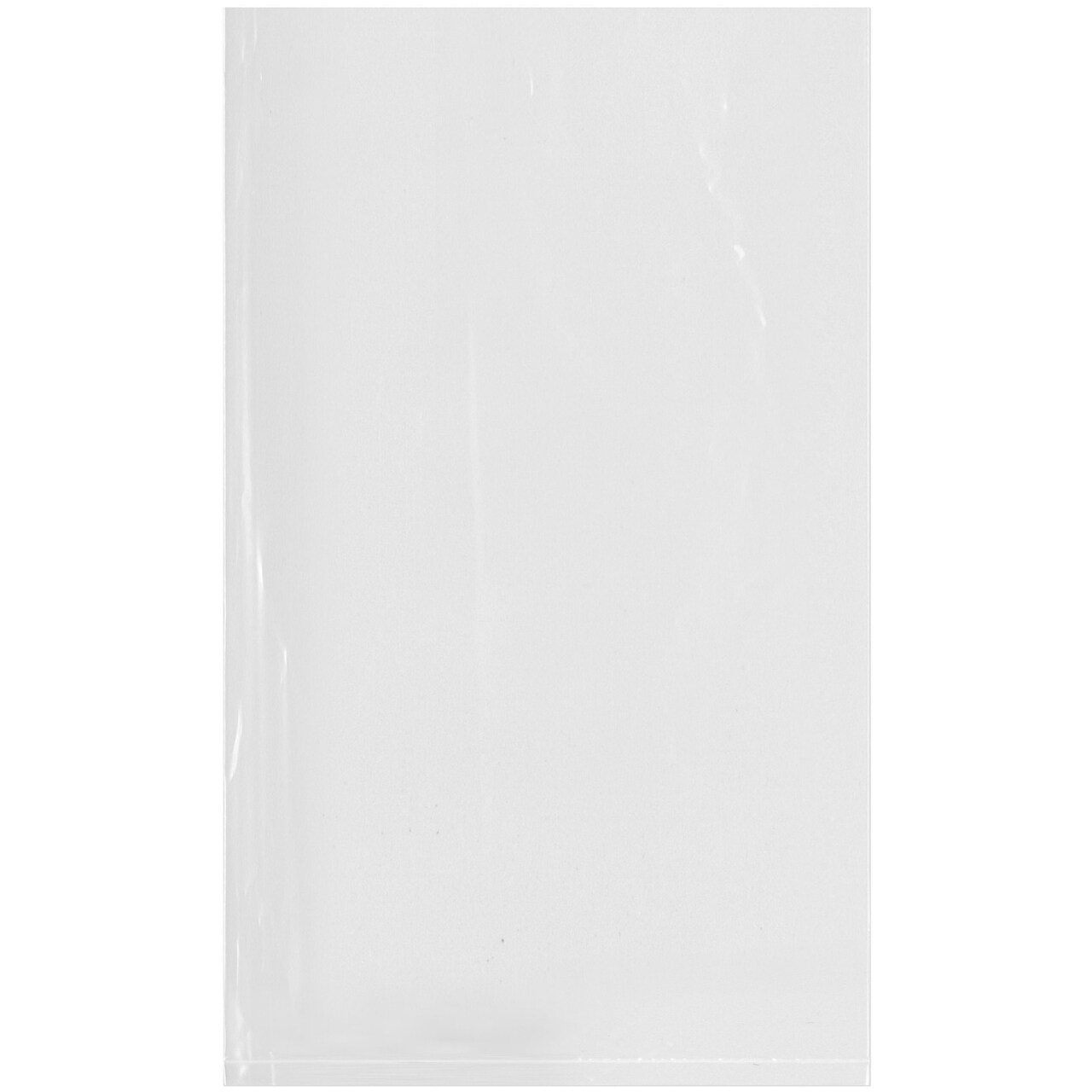 Plymor 6" x 10", 2 Mil Flat Open Clear Plastic Poly Bags